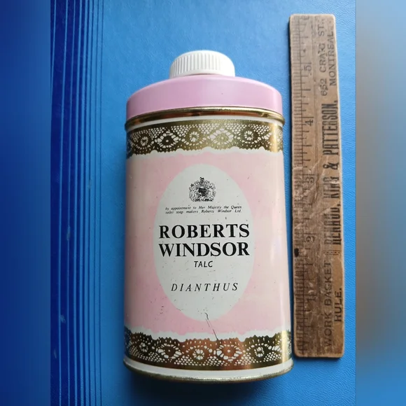 Roberts Windsor Dianthus Talc Powder - Pink Tin - Picture 1 of 4
